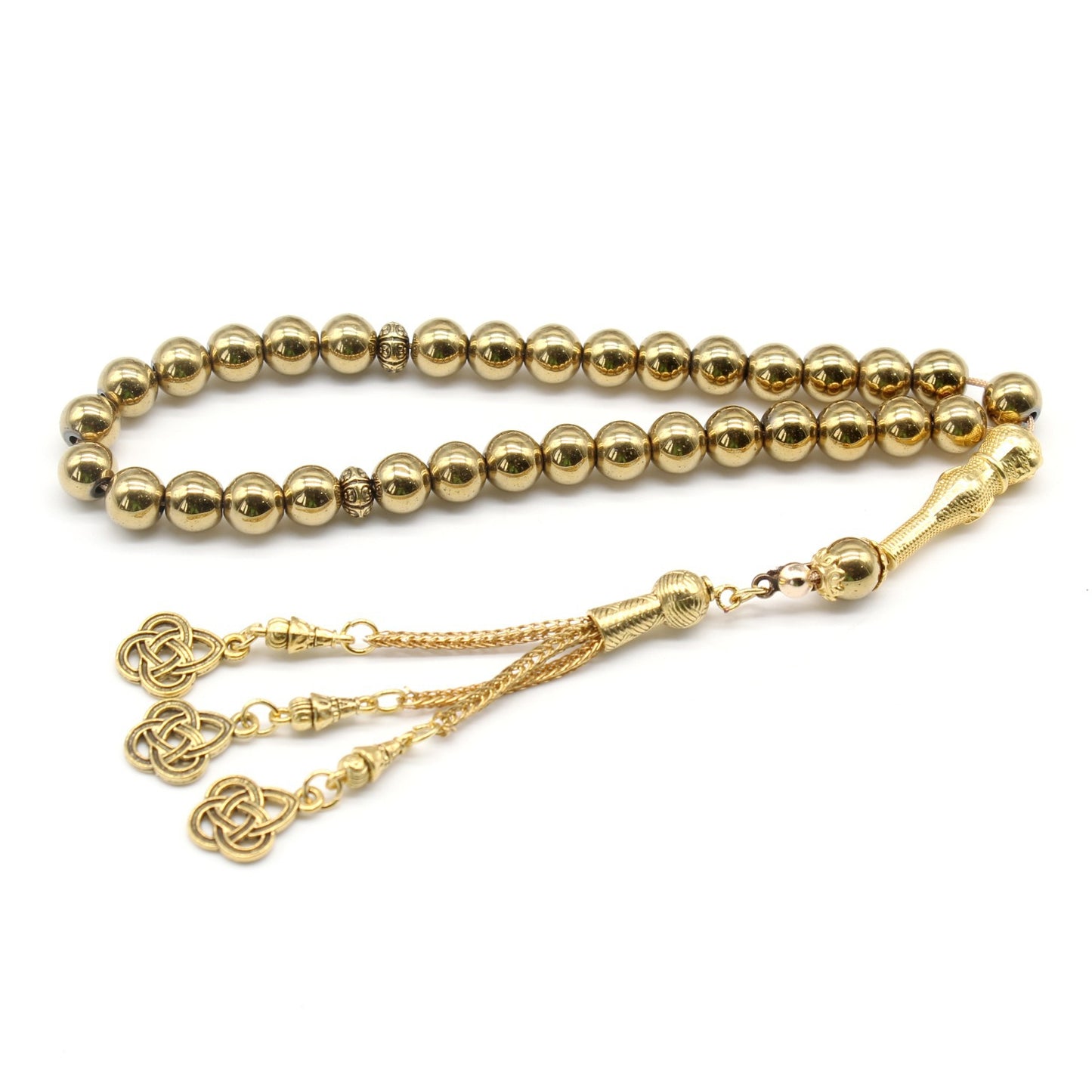 Haematite Muslim Beads Islamic Zan Beads Arabic String Turkish Style Zan Beads